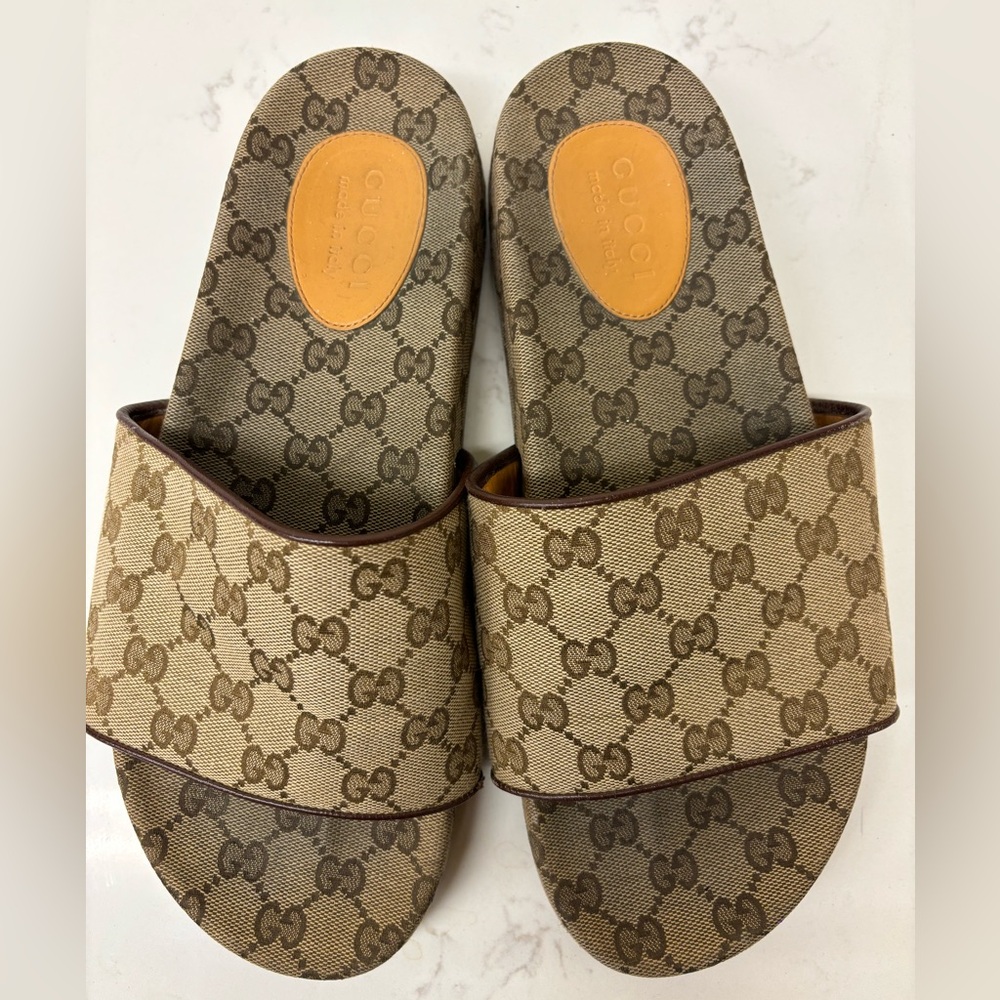 Gucci Men’s Slides Size 10 US, EUC